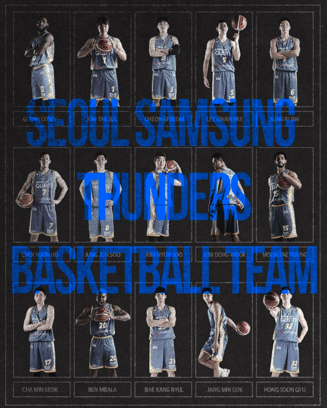 Seoul Samsung Thunders graphic 6