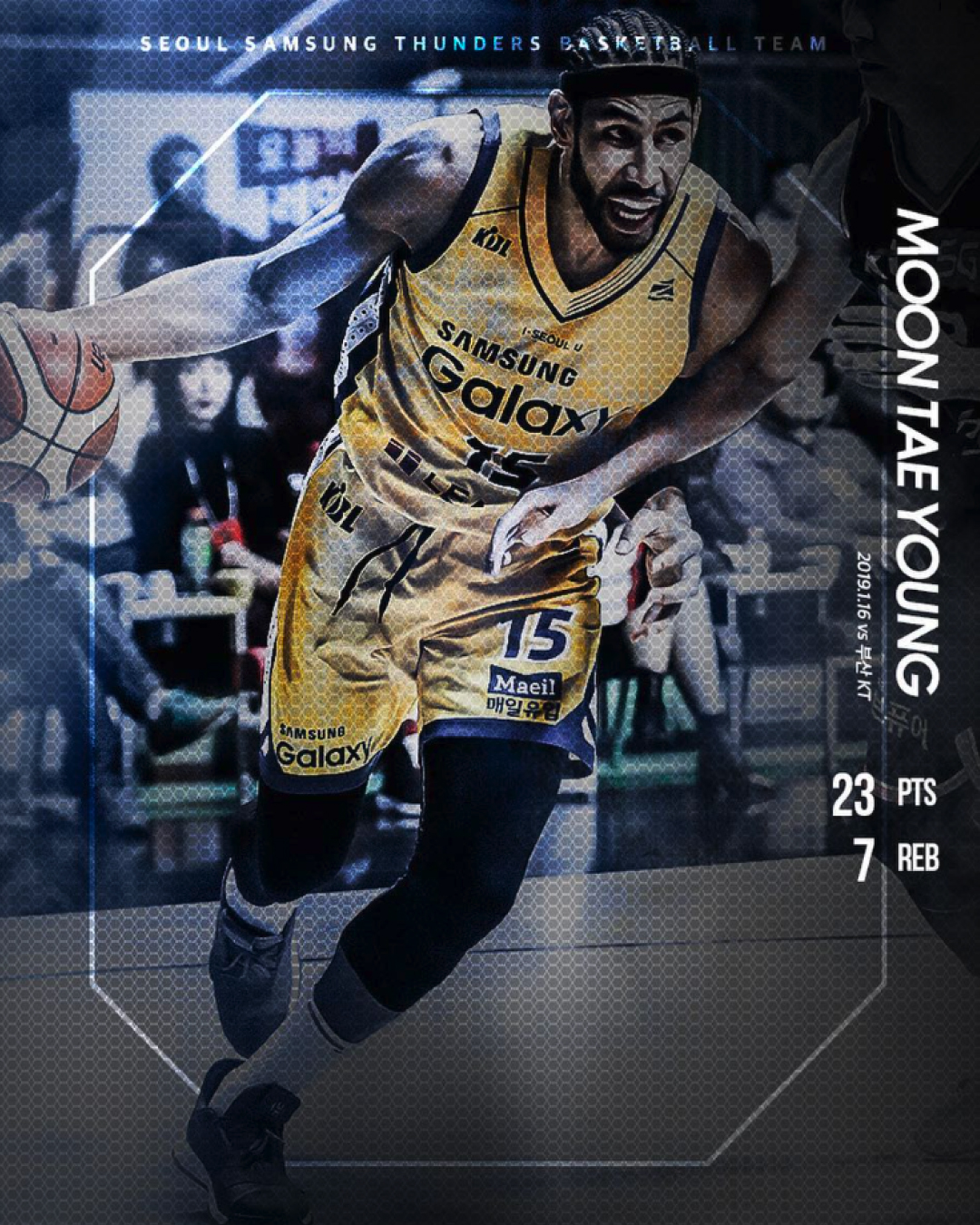 Seoul Samsung Thunders graphic 9