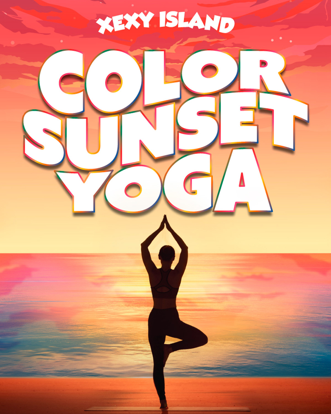 XEXYMIX Color Sunset Yoga 키비주얼